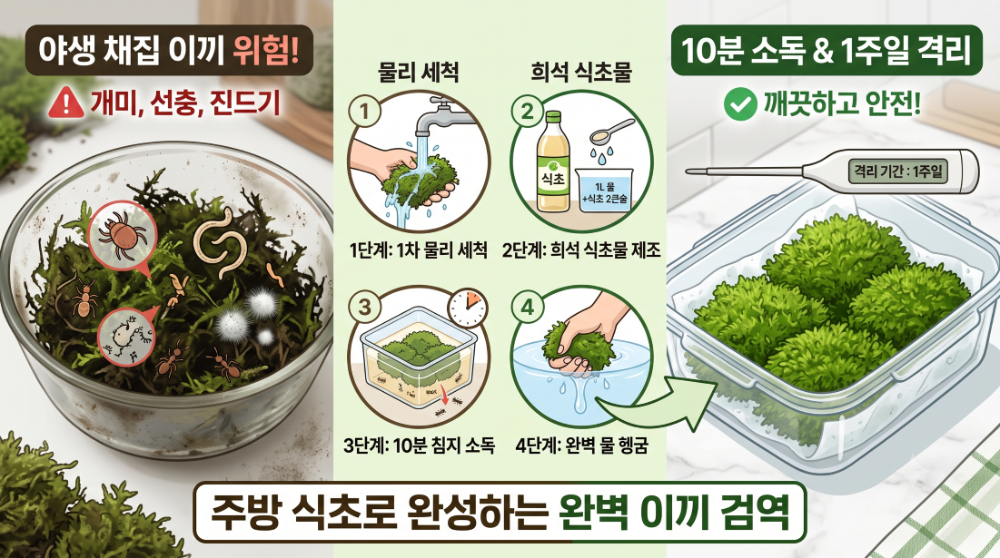 주방식초 이끼검역