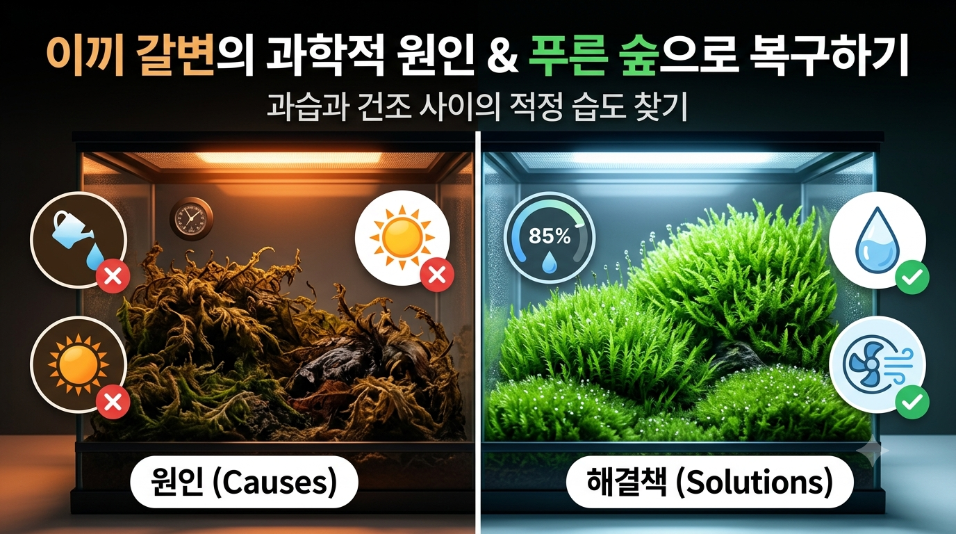 이끼갈변원인