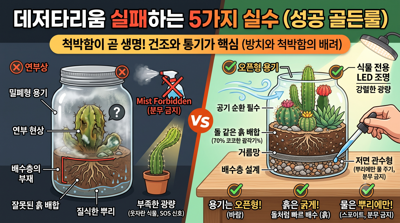 건조형테라리움실패원인