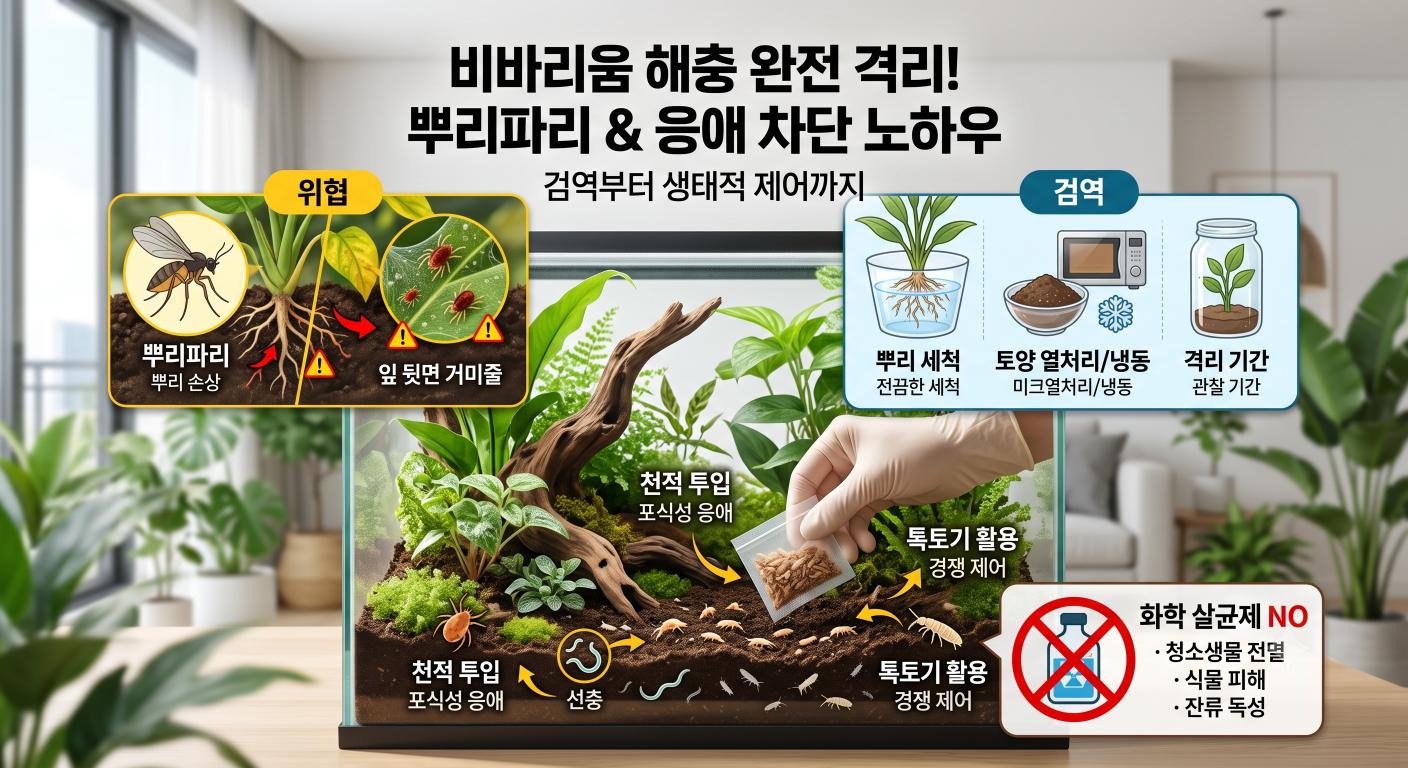 뿌리파리응애차단