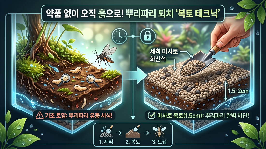뿌리파리퇴치