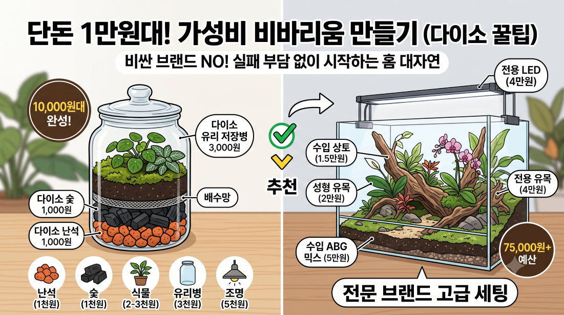 가성비 비바리움 만들기