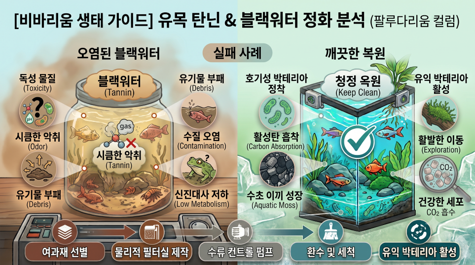 블랙워터정화분석