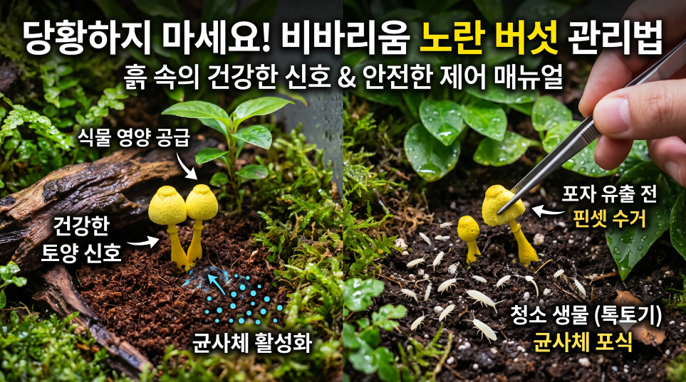 노란버섯관리법