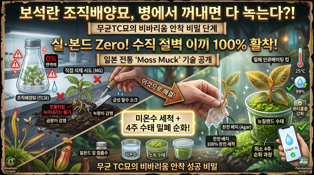 보석란조직배양묘