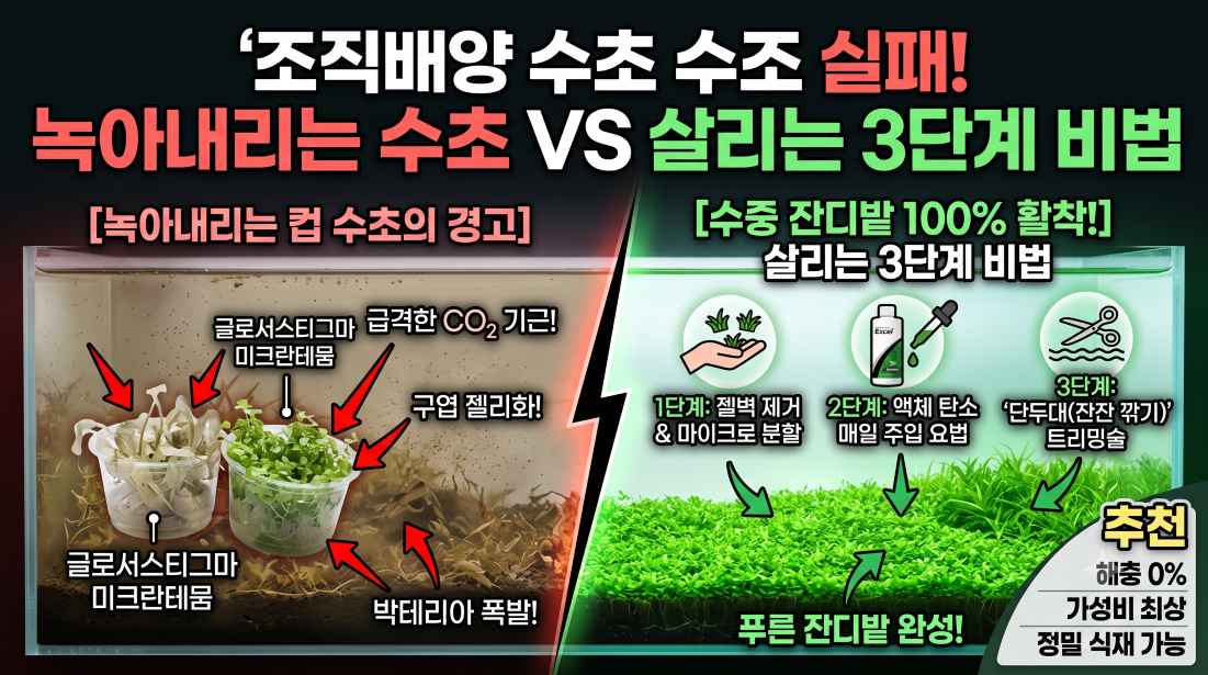수초수조 살리는비법
