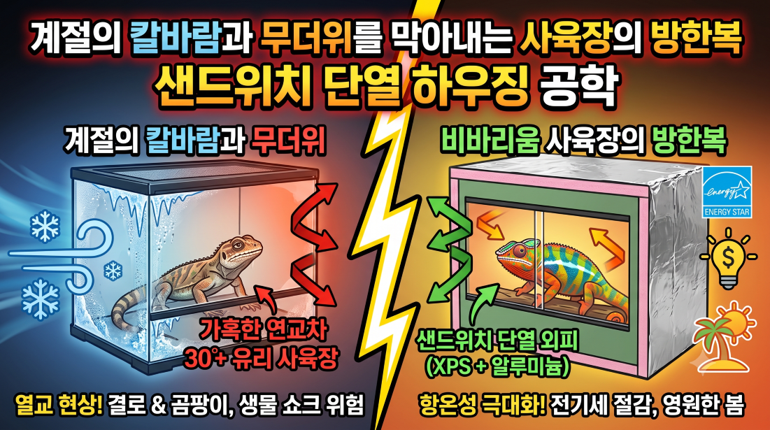 열전도좋은 샌드위치단열하우징