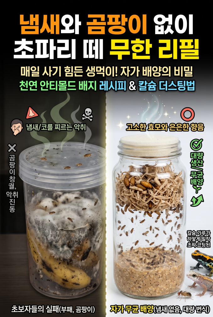 천연안티몰드 배지레시피